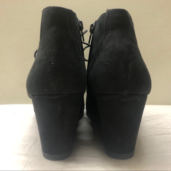 NWOT suede wedge booties - Picture 7 of 12